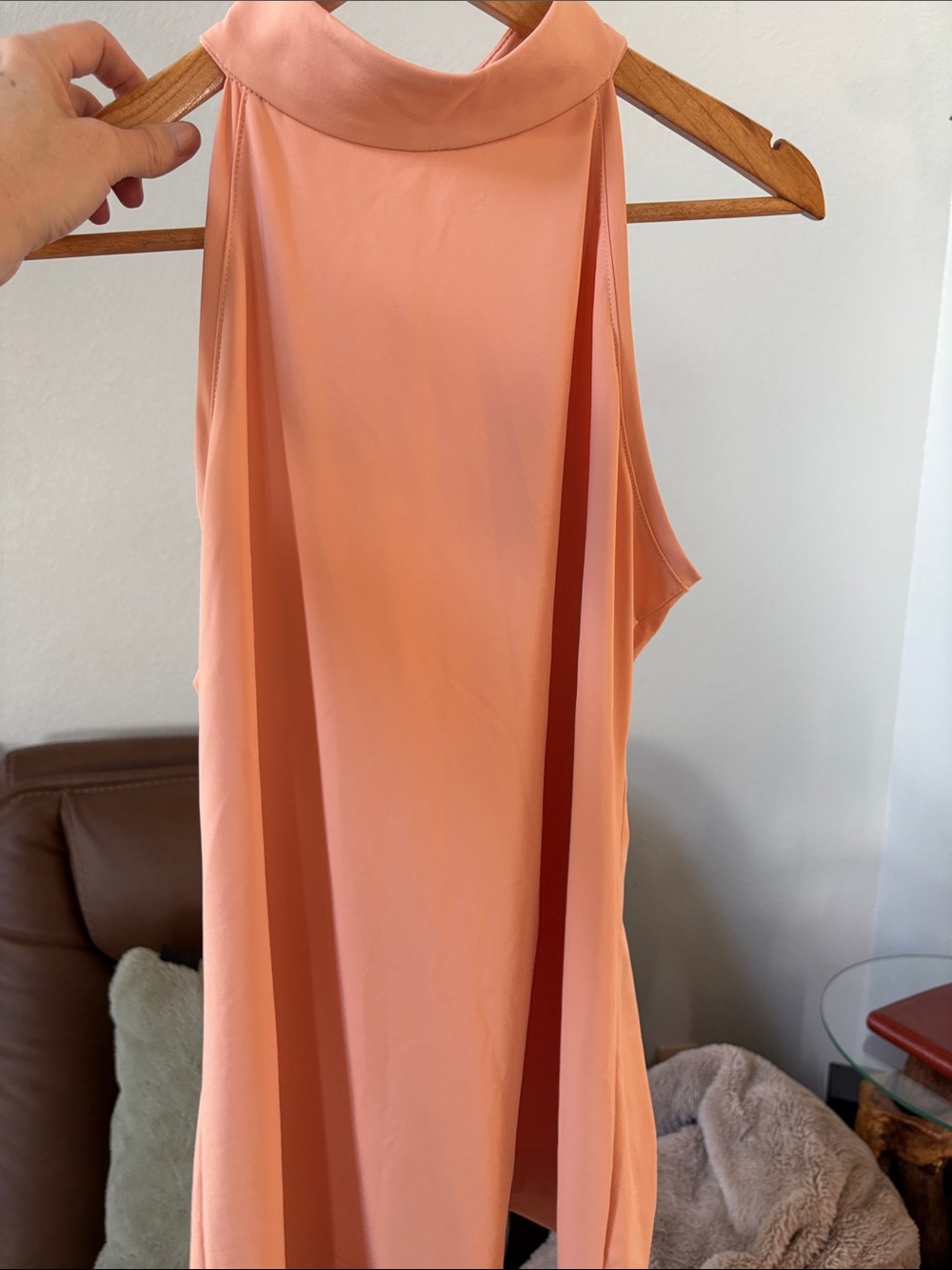 Eugenia Kim Peach High-Neck Tank Top